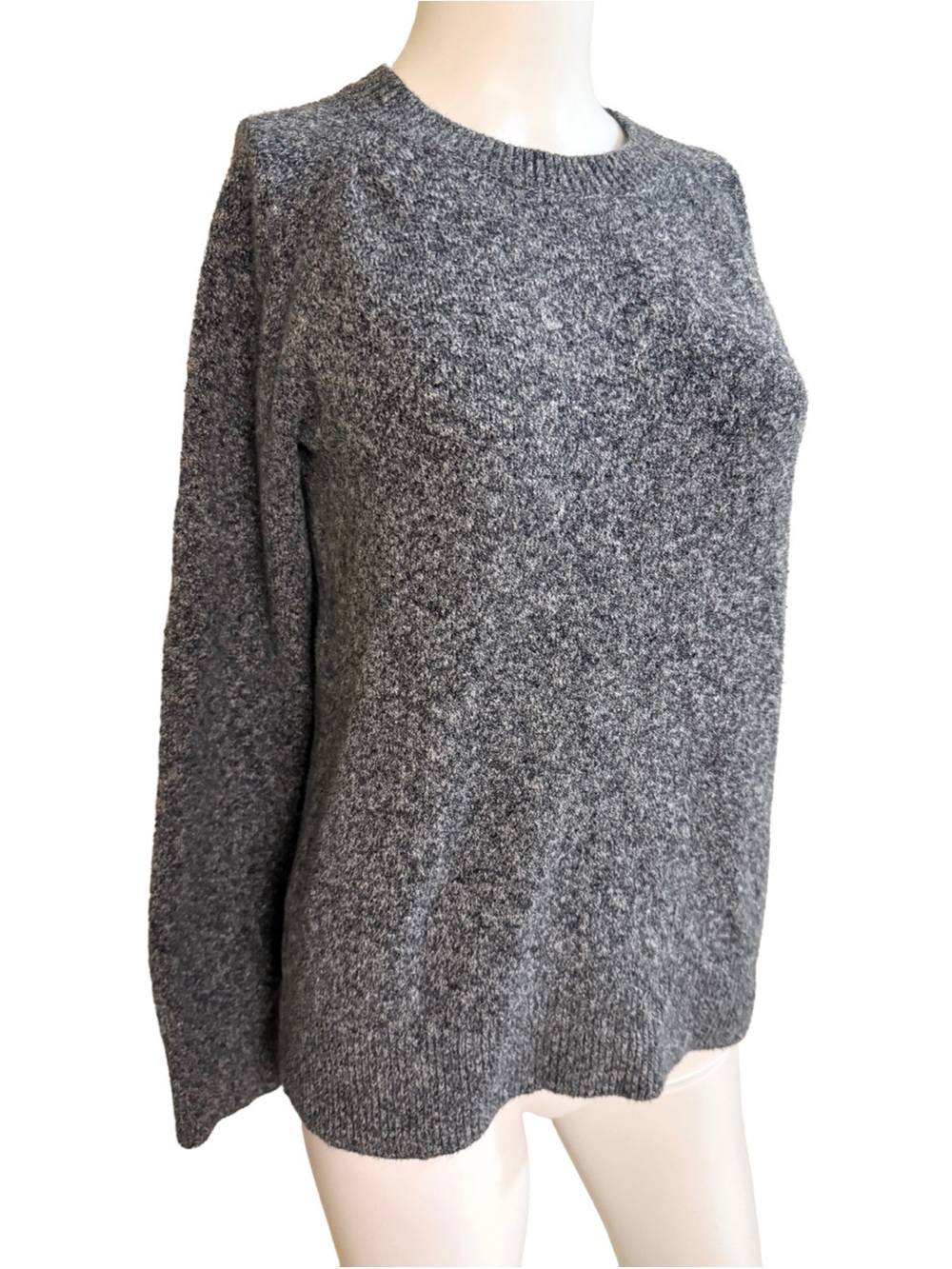 Oversized Gray Marled Sweater